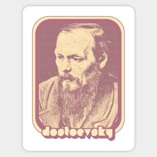 Fyodor Dostoevsky / Retro Aesthetic Fan Art Sticker